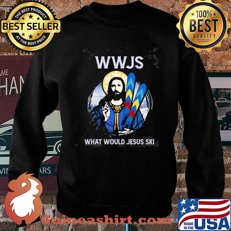 Wwjs What Would Jesus Ski Shirt Sweater