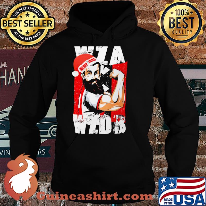WZA WZDB Merry Mas Strong MAn Shirt Hoodie