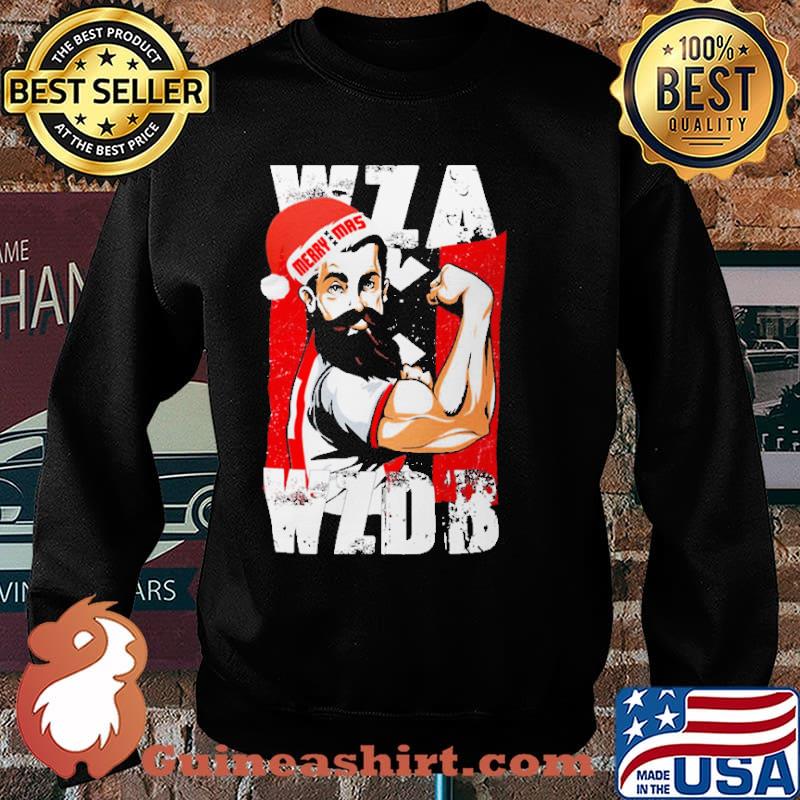 WZA WZDB Merry Mas Strong MAn Shirt Sweater