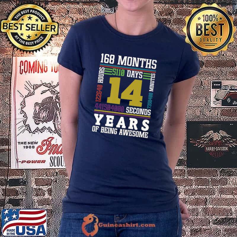 14th Birthday Official Teenager Birthday Premium T-Shirt Ladiestee