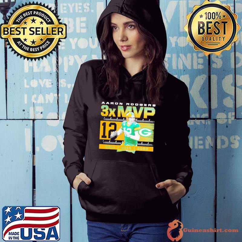 Aaron Rodgers Green Bay Packers NFL 3 MVP shirt