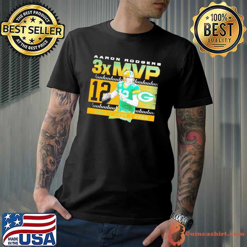 Aaron Rodgers Green Bay Packers NFL 3 MVP s Unisex