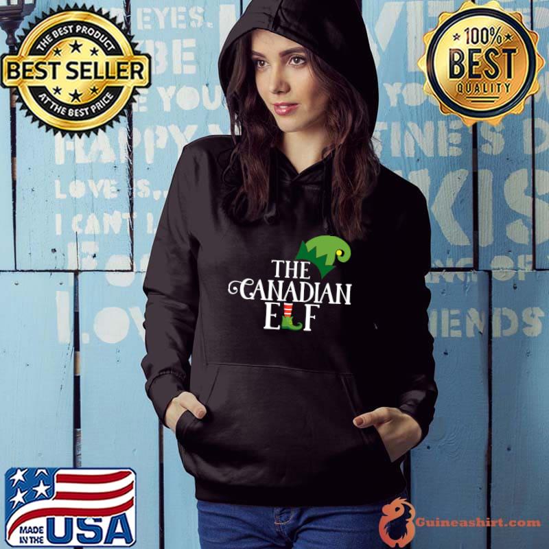 Awesome canadian Elf Matching Family Group Christmas Party Pajama T-Shirt Hoodie