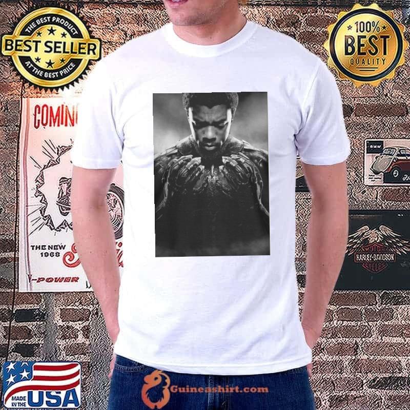 Awesome Cool Chadwick Boseman Black Panther 1977 2020 Thank You For The Memories Signature Shirt Unisex