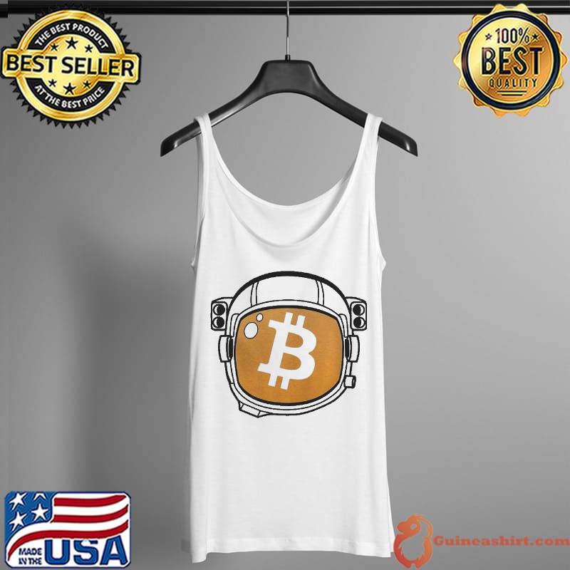 Awesome Crypto Bitcoin Astronaut Shirt Tank Top