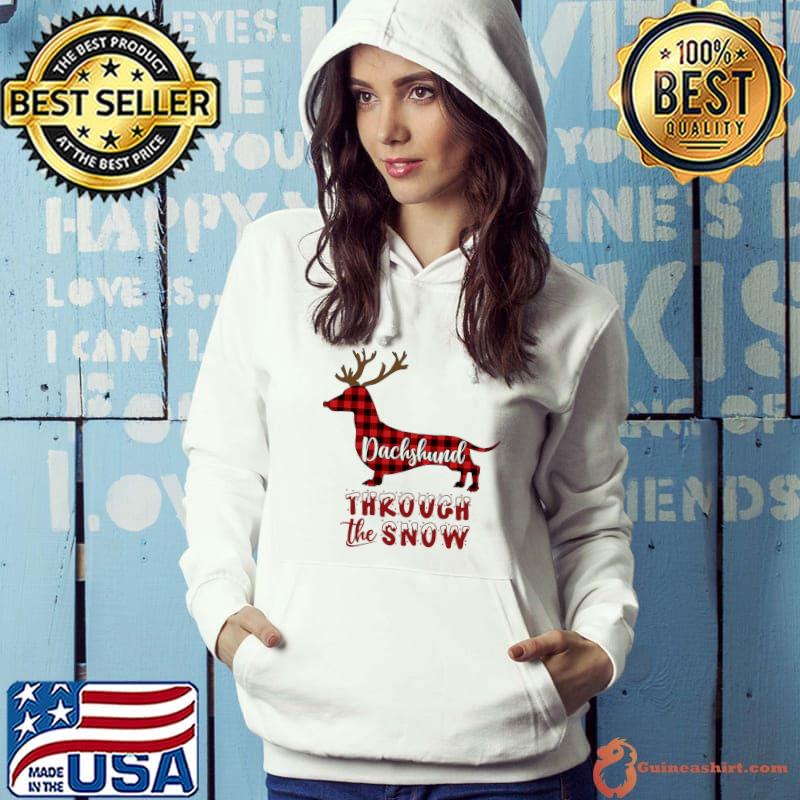 Awesome Dachshund Through The Snow Christmas Shirt