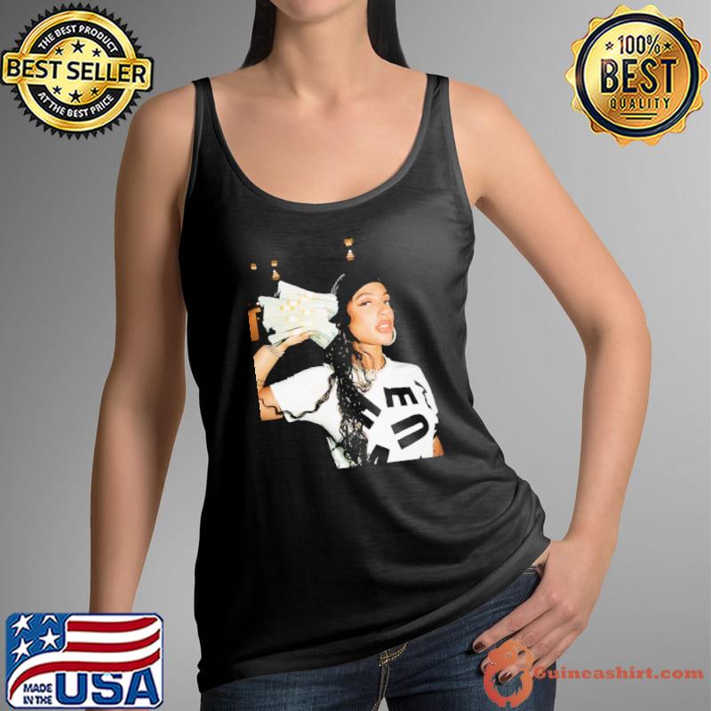 Awesome DaniLeigh Flexing Dollar Unisex T-Shirt Tank Top