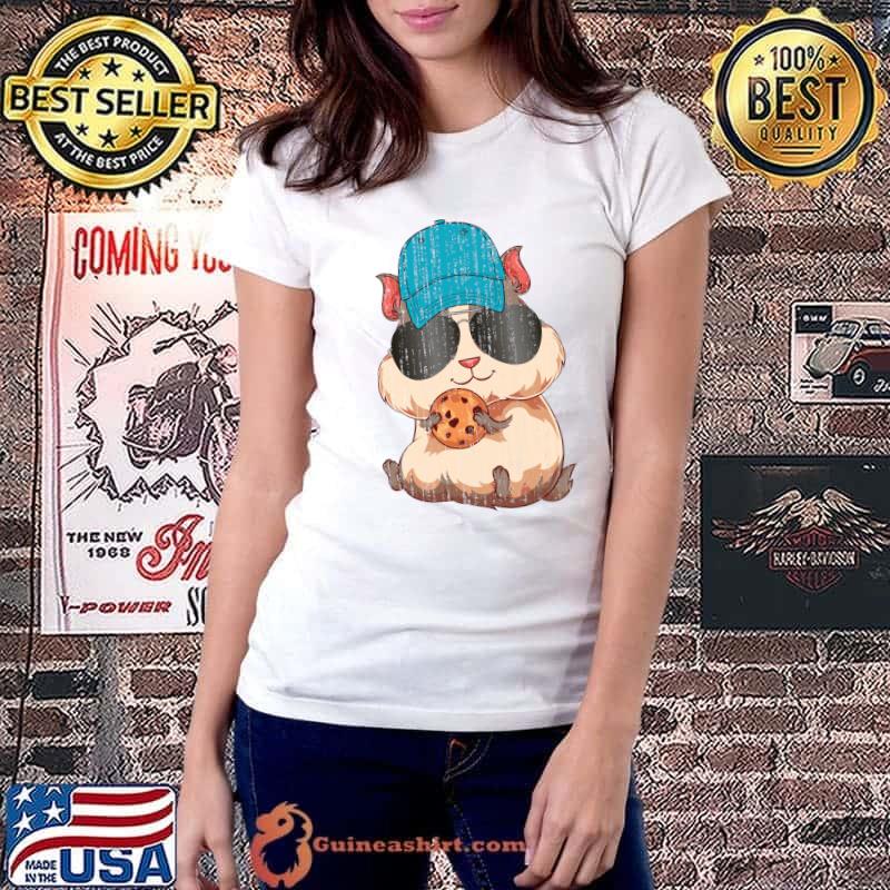 Awesome funny Hamster Sunglasses Pet Animal Lover Cool Hamster T-s Ladiestee