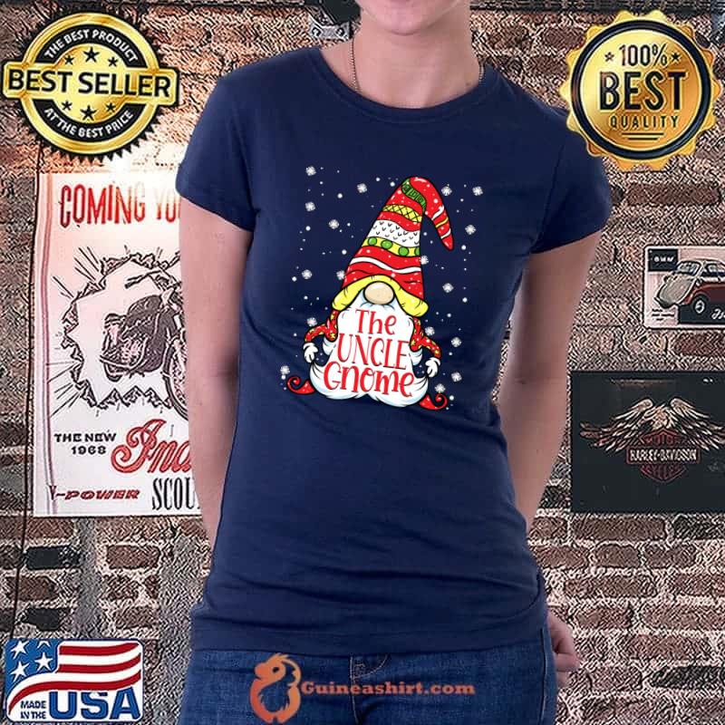 Awesome funny Uncle Gnome Family Matching Christmas T-Shirt