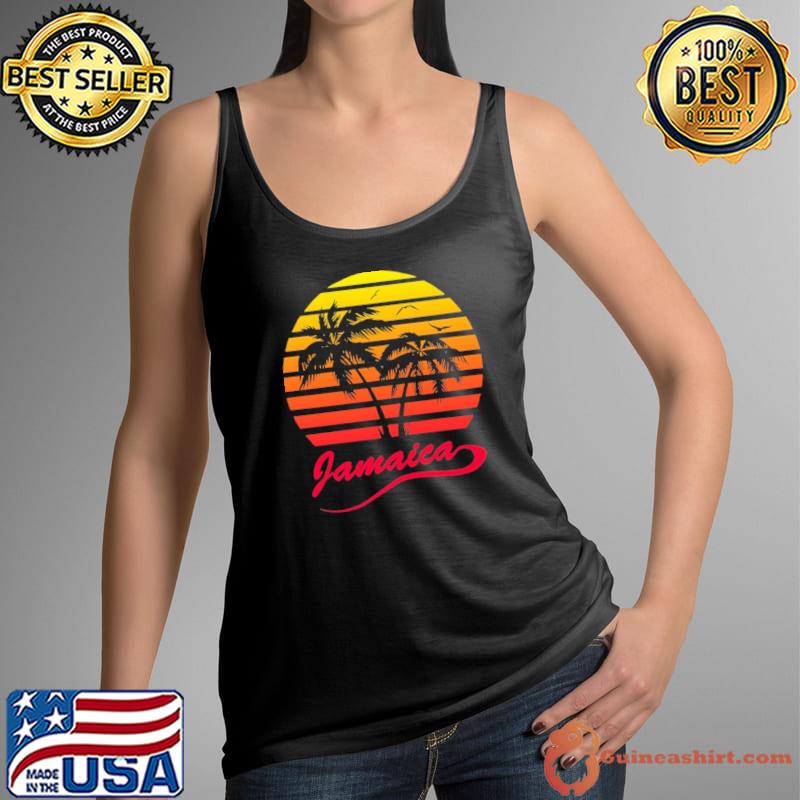 Awesome Jamaica Sunset Holiday Blood Moon Vintage Shirt Tank Top