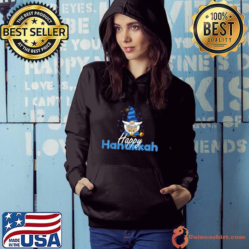 Awesome Jewish Hanukkah 2021 Elf Drawf Gnome Menorah Happy Hanukkah T Shirt