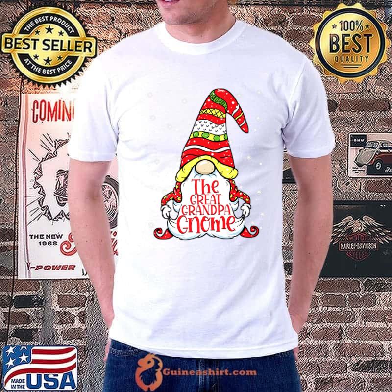 Awesome matching Family Funny The Great Grandpa Gnome Christmas Premium T-Shirt Unisex