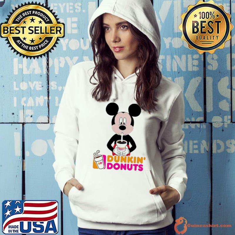 Awesome Mickey Mouse Drinking Dunkin’ Donuts Unisex T-Shirt
