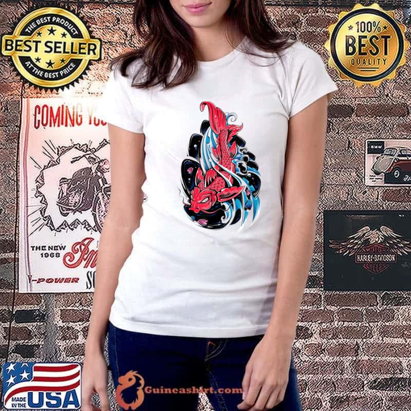 Awesome nishikigoi Fish Koi T-Shirt Ladiestee