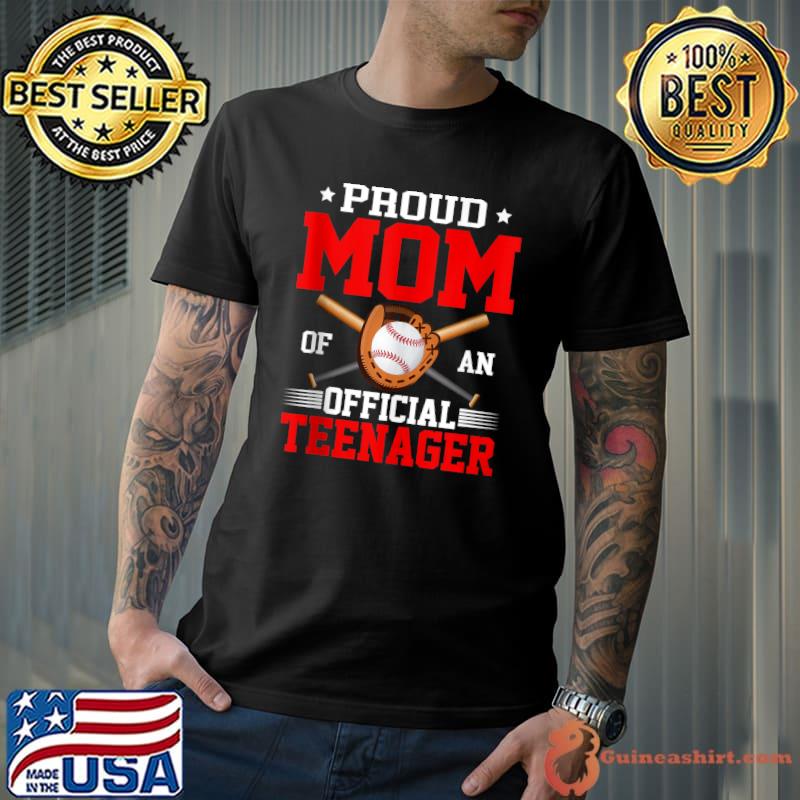 Awesome proud Mom Official Teenager 13th Birthday Video Top Game T-shirt