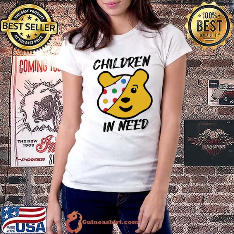 Awesome Pudsey Bear Childen In Need Unisex T-Shirt Ladiestee
