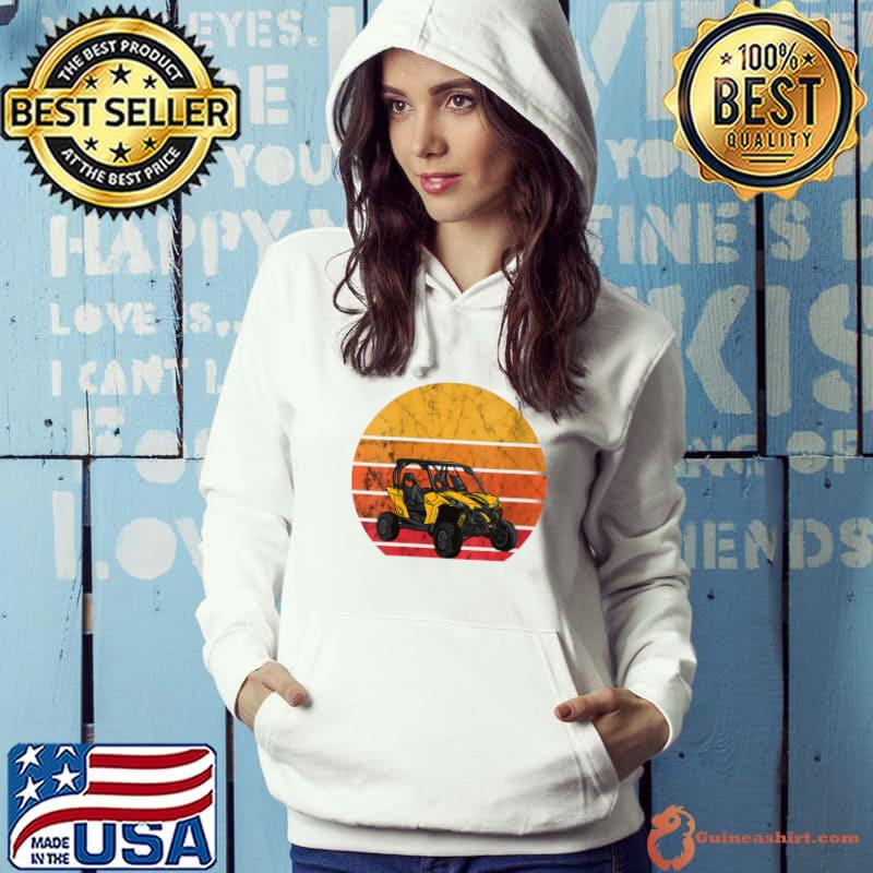 Awesome racing Quad Lover Retro Vintage Sunset 4x4 Vehicle T-Shirt