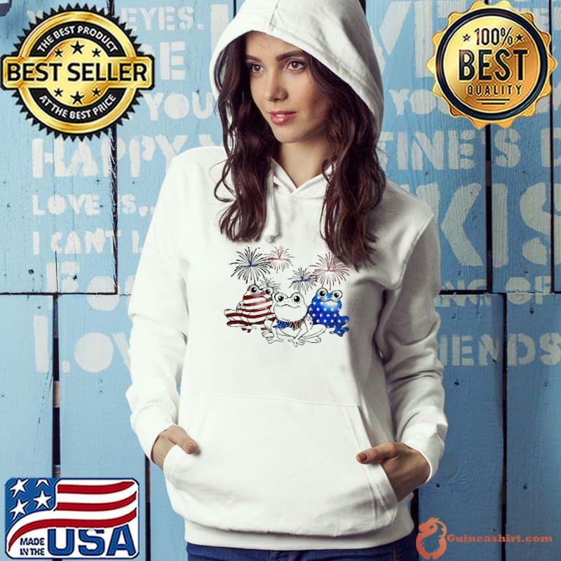 Awesome Three Frog Firework 4th Of July Shirt