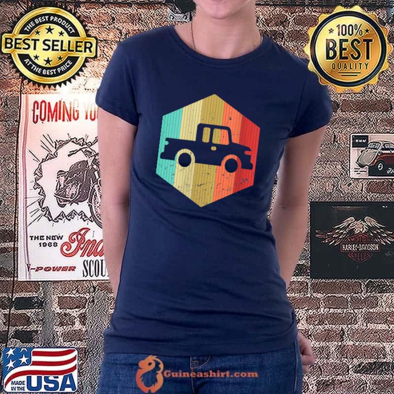Awesome vintage Car Retro Automobile Silhouette 70s 80s Style T-Shirt