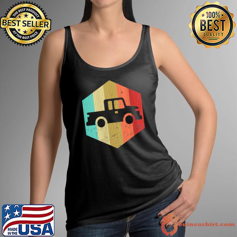 Awesome vintage Car Retro Automobile Silhouette 70s 80s Style T-Shirt Tank Top
