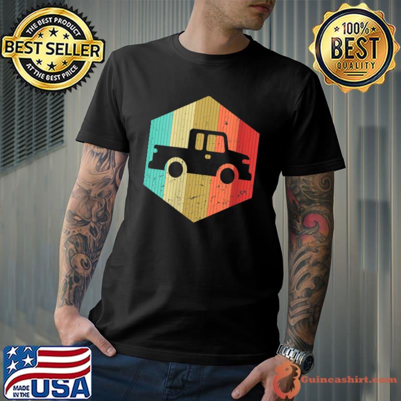 Awesome vintage Car Retro Automobile Silhouette 70s 80s Style T-Shirt Unisex