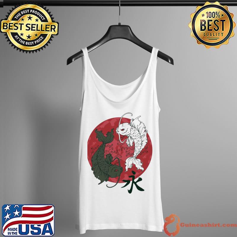 Awesome yin Yang Koi Fish Shirt Tank Top