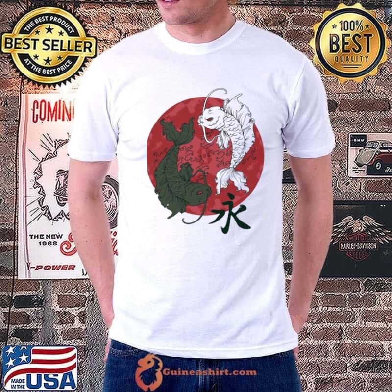Awesome yin Yang Koi Fish Shirt Unisex