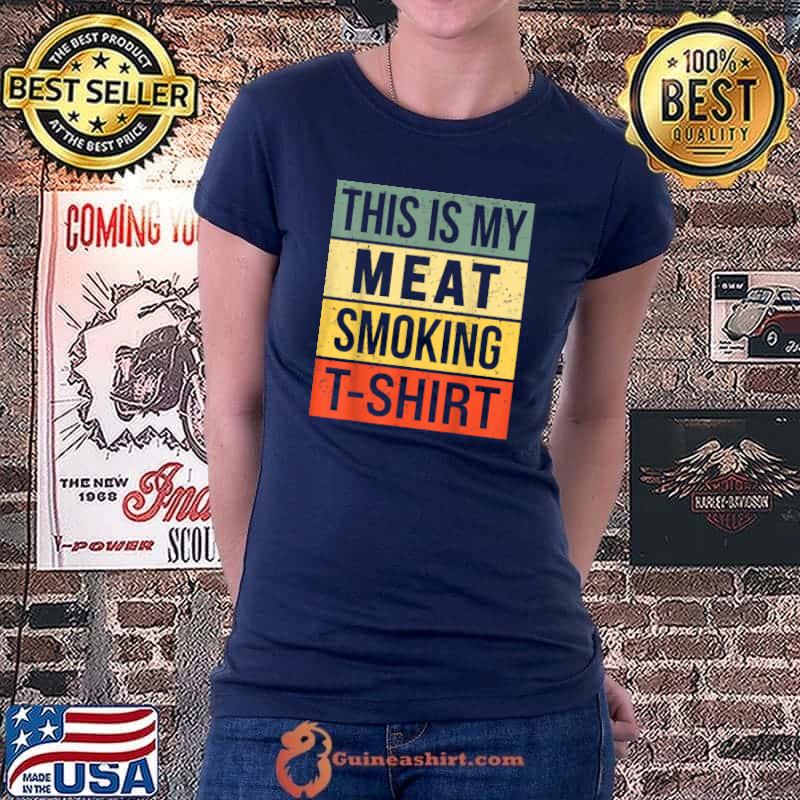 BBQ Smoker Apparel Meat Smoking Accessories Men Smokin Grill T-Shirt -  Guineashirt Premium ™ LLC