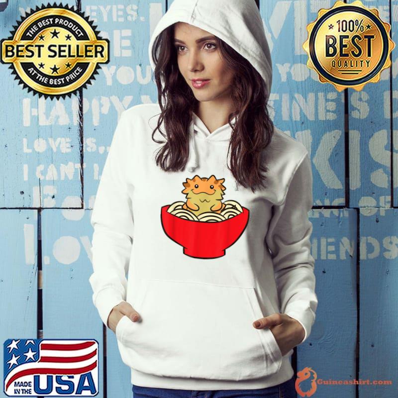 Bearded Dragon Ramen Noodles Lizard Reptile Bearded Dragon T-Shirt Hoodie