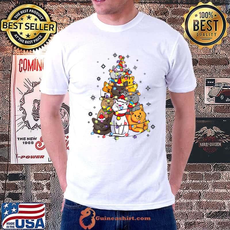 Best cats Christmas Cat Tree Meo Ugly Christmas Cat Lover Catmas T-Shirt