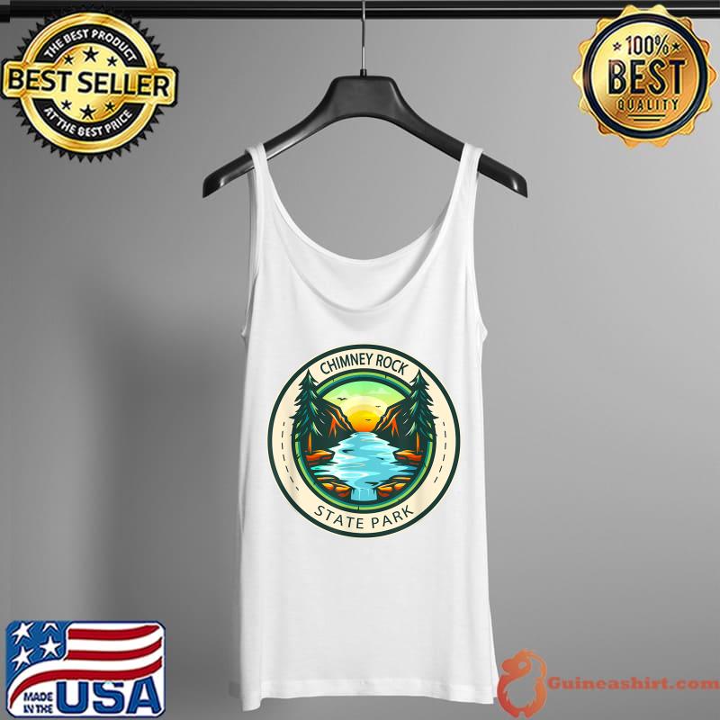 Best chimney Rock State Park North Carolina Badge Vintage T-Shirt Tank Top