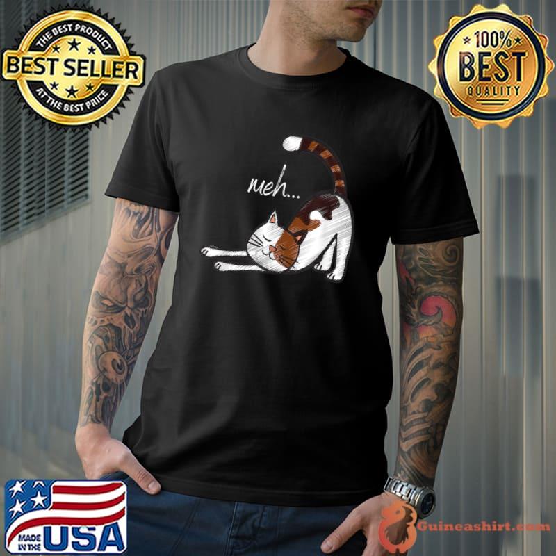 Best cute Funny Meh Cat for Kitten Lovers T-Shirt