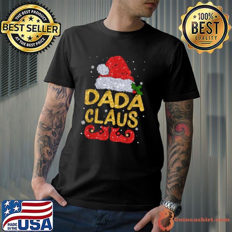 Best dada Claus Shirt Christmas Pajama Family Matching Xmas T Shirt