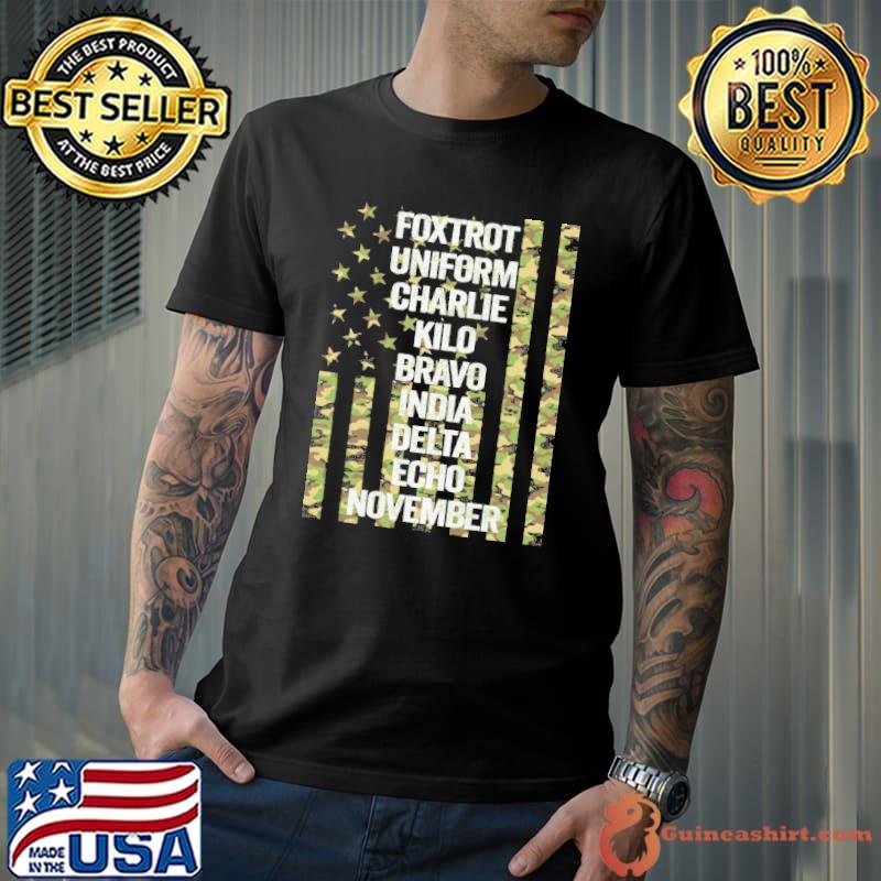Best Foxtrot uniform charlie kilo bravo india delta echo november usa flag Unisex