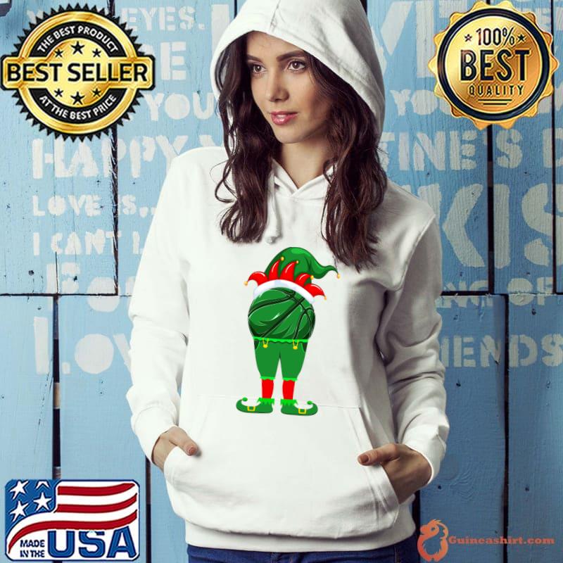 Best funny Basketball Elf Christmas Family Matching Xmas T-Shirt