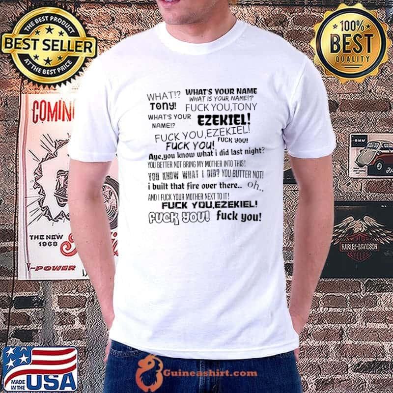 Best funny meme tony and ezekiel T-Shirt