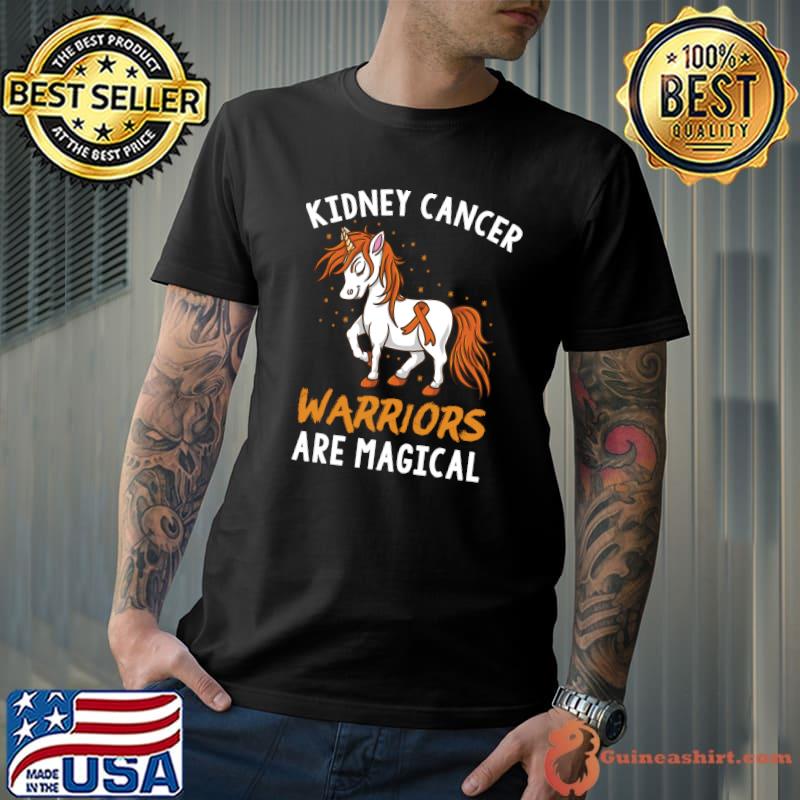 Best kidney Cancer Warriors Are Magical Long Sleeve T-Shirt Unisex