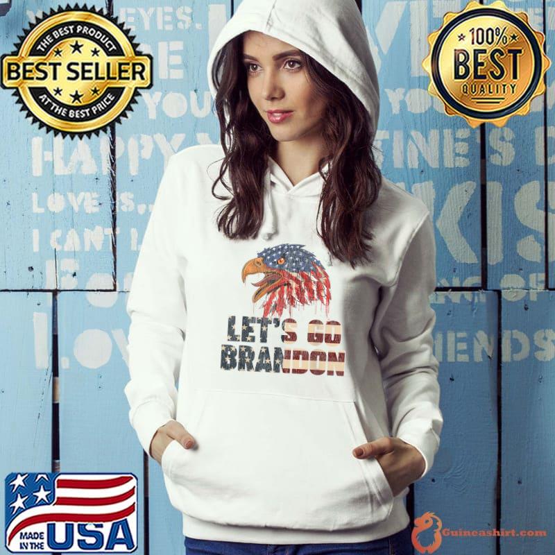 Best let's Go Brandon Tee Conservative Anti Liberal US Flag T-Shirt