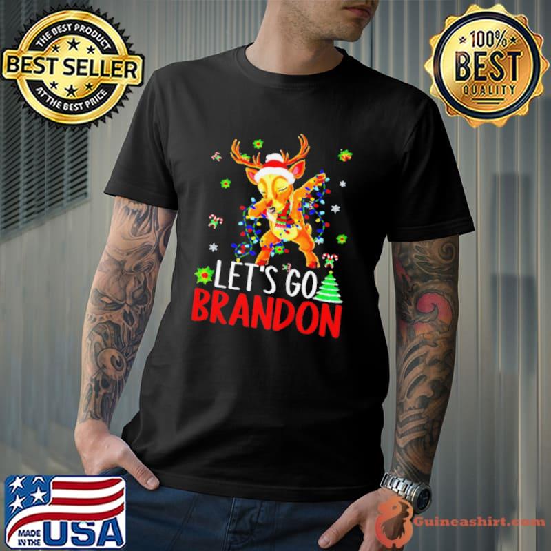 Best Let's go brandon christmas monogram shirt