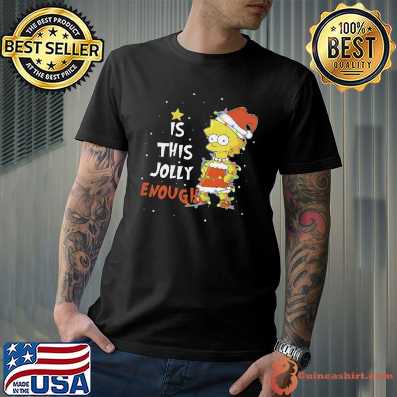 Best Lisa Simpson Christmas Costume Is This Jolly Enough Unisex T-Shirt