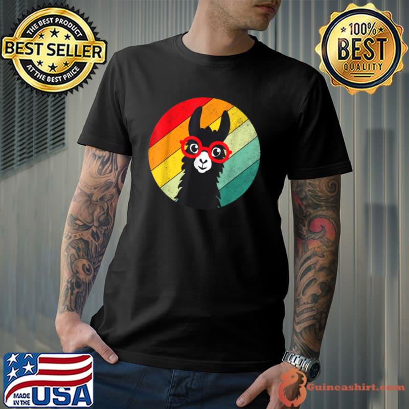 Best Llama Vintage Retro Alpaca Costume T Shirt