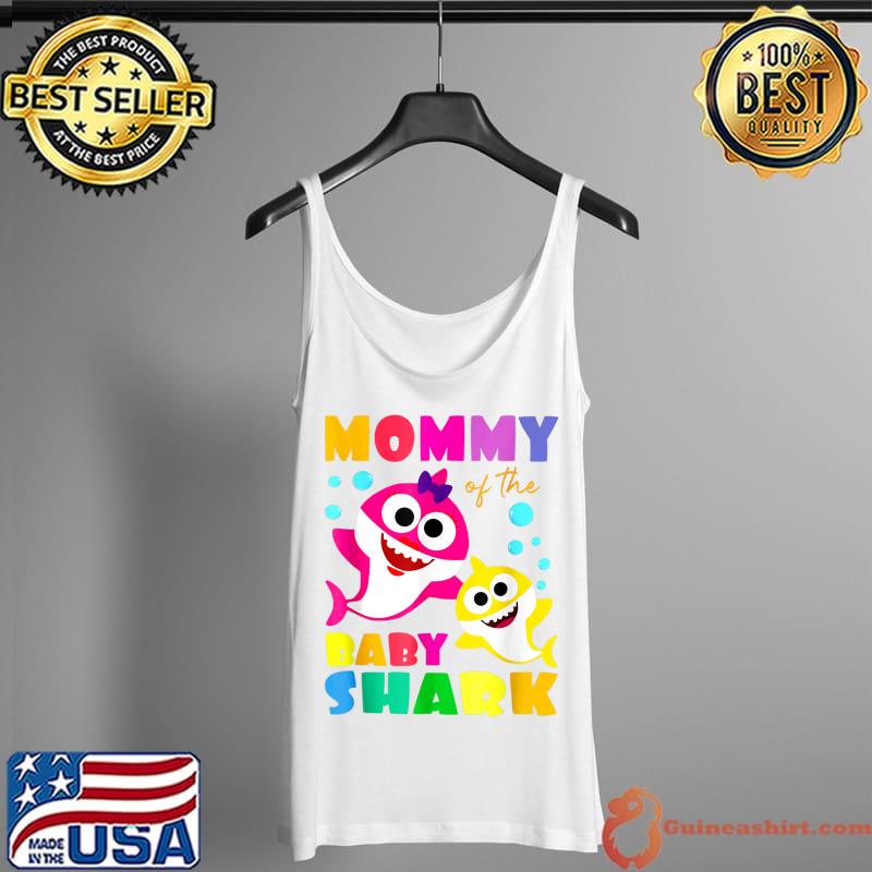 Best mommy Of The Baby Shark Birthday Mommy Shark T-Shirt Tank Top