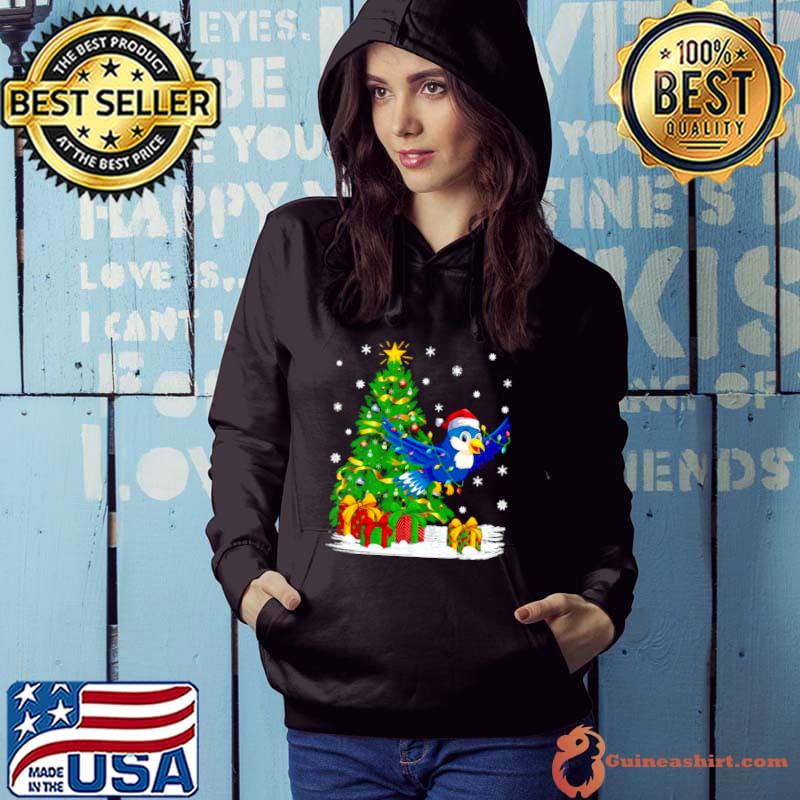Bluebirds Bird Matching Santa Bluebirds Christmas Sweater T shirt