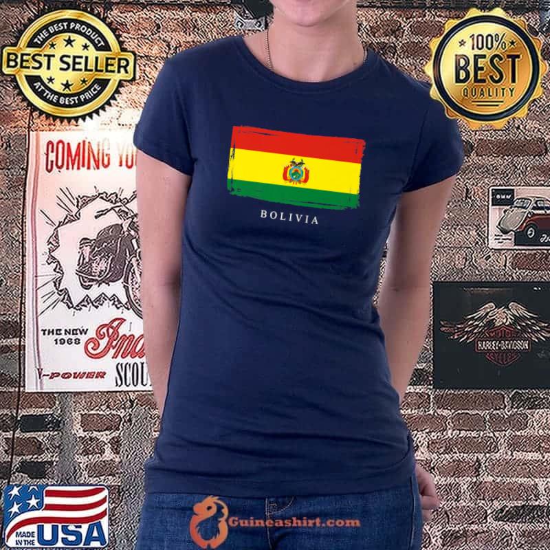 Bolivia Bolivian South America Flag Latin America Oruro Premium T-Shirt Ladiestee