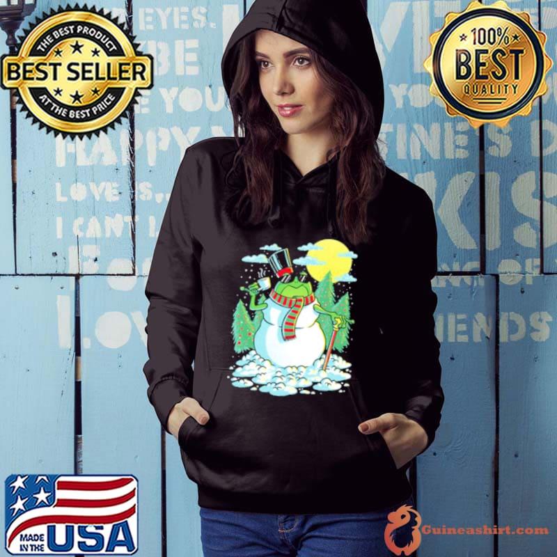 Boomerna merch snowfrog shirt.
