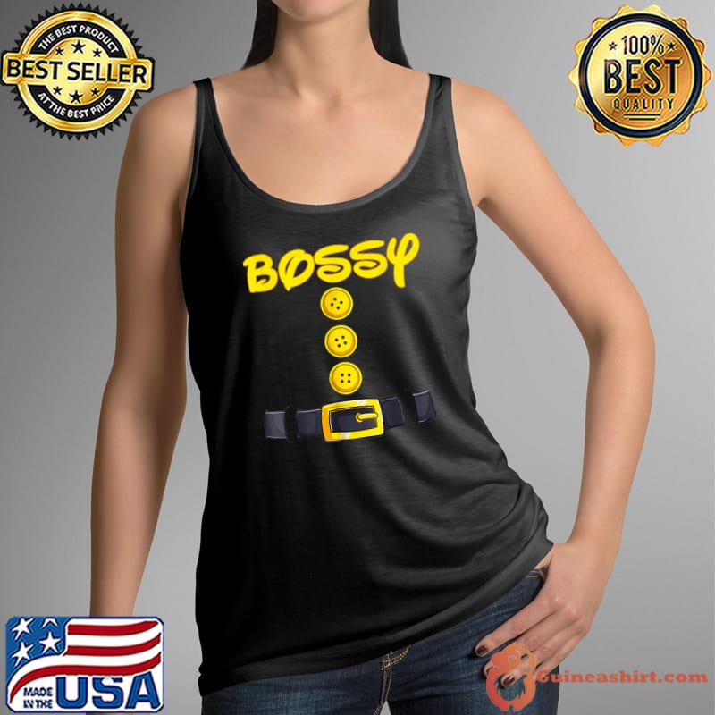 Bossy Dwarf Halloween Party Costume Matching Bossy Dwarf T-Shirt Tank Top