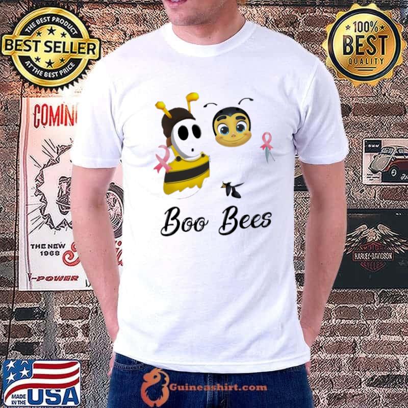 Breast Cancer Awareness Halloween Boo Bees Shirt
