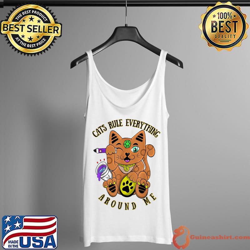 Cats Rule Everything around me T-Shirt Tank Top