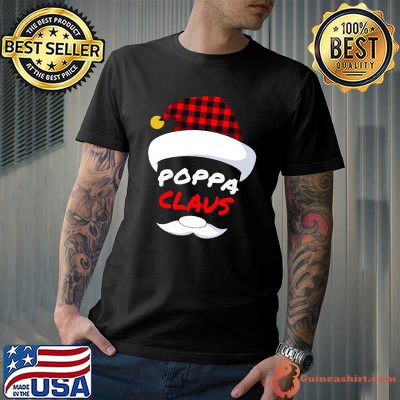 Christmas Grandpa Poppa Santa Buffalo Plaid Hat Cool Xmas T-s Unisex