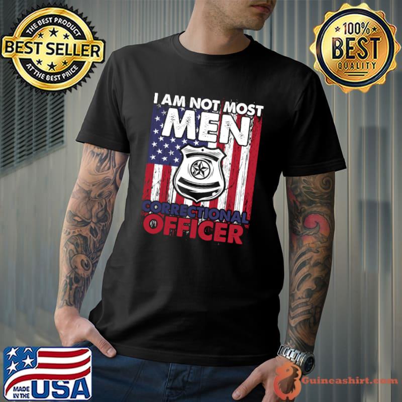 Correctional Officer Corrections CO American flag T-Shirt Unisex